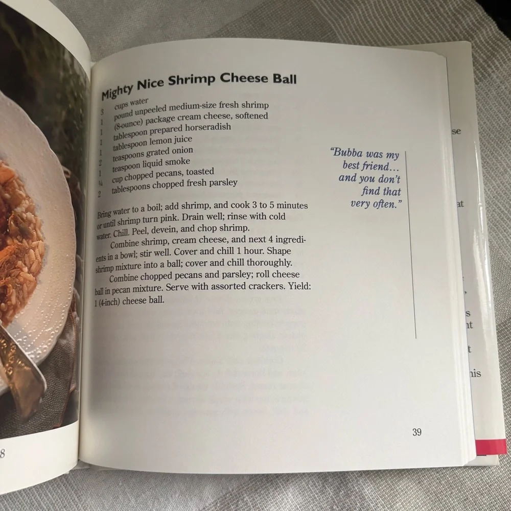 Vintage Bubba Gump Shrimp Co. Cookbook - Recipes & Reflections from Forest Gump